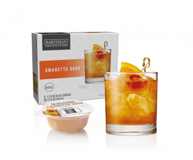 Bartesian Amaretto Sour  Pack  of 8 Cocktail Capsules